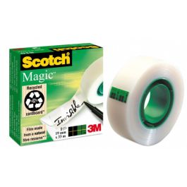 Scotch Magic cinta adhesiva invisible 508 rollo 19mm x 33mm caja individual