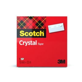 Scotch Cinta adhesiva 600 supertransparente crystal 19mm x 33m caja individual Precio: 2.95000057. SKU: B15DP4FQM5