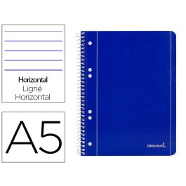 Cuaderno Espiral Liderpapel A5 Micro Serie Azul Tapa Blanda 80H 75 gr Horizontal 6 Taladros Azul Precio: 3.0250004356. SKU: B17ETX5S2P