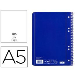 Cuaderno Espiral Liderpapel A5 Micro Serie Azul Tapa Blanda 80H 75 gr Liso 6Taladros Azul Precio: 3.0250004356. SKU: B1EQHPM8AA