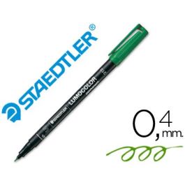 Rotulador Staedtler Lumocolor Retroproyeccion Punta De Fibra Permanente 313-5 Verde Punta Super Fina Redonda 0.4 mm 10 unidades Precio: 18.7549994797. SKU: B12Q55GTJF