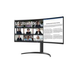 Monitor Profesional Ultrapanorámico LG 34WR55QC-B 34"/ WQHD/ Regulable en altura/ Negro