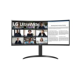 Monitor Profesional Ultrapanorámico LG 34WR55QC-B 34"/ WQHD/ Regulable en altura/ Negro