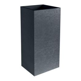 EDA Maceta cuadrada alta Graphit - 39.5 x 39.5 x H 80 cm - 31 L - Gris antracita Precio: 125.88999962. SKU: S7149307