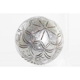 Bola Decoracion Navidad Moderna DKD Home Decor Dorado Plateado 7 x 7 x 7 cm (12 Unidades)