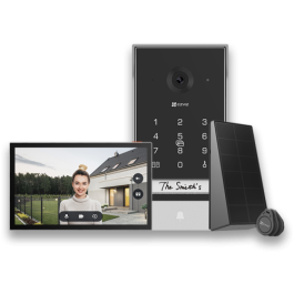 EZVIZ EP7 sistema de intercomunicación de video 17,8 cm (7") Negro, Plata Precio: 493.9499994. SKU: B135V9K4XT