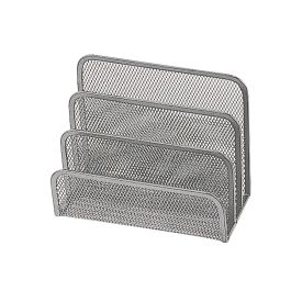 Soporte Para Cartas Q-Connect Metalico Rejilla Gris 170x135x83 mm