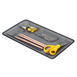 Organizador Sobremesa Bandeja Metalica Q-Connect Rejilla Negra Con 4 Departamentos 315x20X175 mm Precio: 5.50000055. SKU: B1CVQSZ2AV