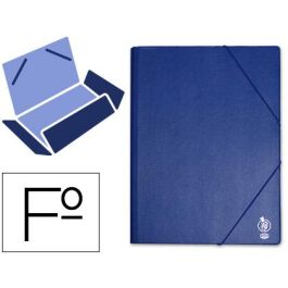 Carpeta Liderpapel Gomas Folio Solapas Plastico Azul Precio: 4.79000038. SKU: B1F26H645J