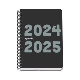 Agenda Escolar 2024-2025 Tamaño A5 Tapa Polipropileno Día Página Memory Basic Negro Dohe 51758