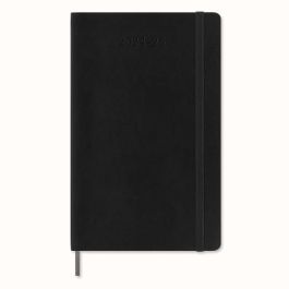 Agenda 18 Meses 2024-2025 Semanal L (13 X 21 Cm) Negra Tapa Blanda Moleskine DSB18WN3Y25