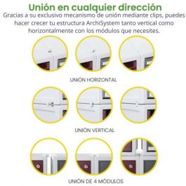 Archivo 2000 Módulo Archisystem De 11 Cajones 356x316x362 mm Gris