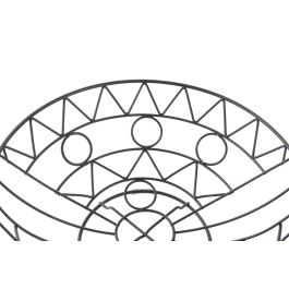 DKD Home Decor Frutero Negro Cottage 28 x 10 x 28 cm Metal