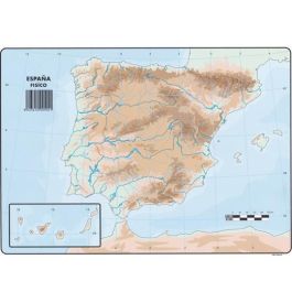 Selvi Mapa Mudo Físico De España A4 -50U- Selvi Mapa Mudo Físico De España A4 -50U- Precio: 5.50000048. SKU: B1FFZLQ4SV