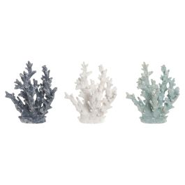 DKD Home Decor Decoracion Mediterraneo Azul Blanco Resina Coral Pack 3 Unidades 18 x 21.5 x 21.5 cm Precio: 45.99267717. SKU: B1AGH4Z6XT