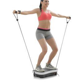 Plataforma Vibratoria de Entrenamiento con Accesorios y Guía de Ejercicios Vybeform InnovaGoods