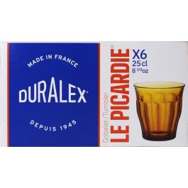 Duralex Set 6 Vasos Picardie 25 Cl Ambar (12 Cajas)
