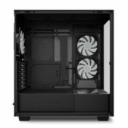 Sharkoon Rebel C60 Caja de Ordenador Midi Tower Negra, Compatible con Fuentes ATX y Espacio para Discos HDD 3.5"/SSD 2.5"