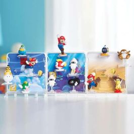 Juego balanceo super mario sky stage, incluye 3 figuras 12,80 x 10,50 cm