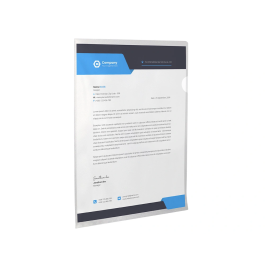 Portadocumentos Q-Connect KF24002 Transparente A4