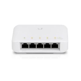 Ubiquiti USW-Flex Switch Gestionado L2 PoE, 5 Puertos Gigabit Ethernet, 122.5 x 107.1 x 28 mm, Blanco
