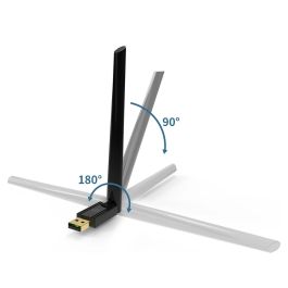 Conceptronic Adaptador Bluetooth 5.3 EDR USB Con Antena Externa 100M Hasta 5 dispositivos