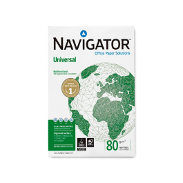 Navigator Papel Fotocopiadora Multiuso DIN A3 80 Gr 500 Hojas Ink-jet y Laser