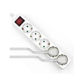 Ewent EW3916 Base Múltiple 5 Salidas AC, 1.5m Cable, Interruptor Integrado, 16A/3680W, Interior, Blanco Ewent EW3916 Base Múltiple 5 Salidas AC, 1.5m Cable, Interruptor Integrado, 16A/3680W, Interior, Blanco