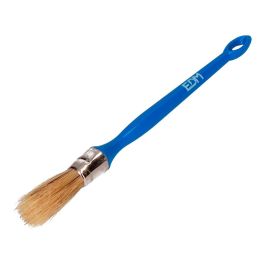 Edm Brocha redonda n°6 ø6mm con cerdas naturales para todo tipo de pinturas y barnices
