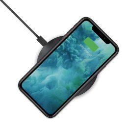 Veho DS-6 Pad de Carga Inalámbrica Qi Súper Delgado y Elegante 15W para Carga Rápida de Todos los Smartphones