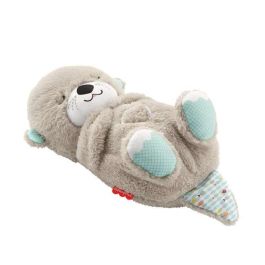 Mattel Peluche Nutria Relajación Hora de Dormir, Sonidos Relajantes y Movimiento Barriga para Bebés desde 1 Mes, Pilas AA Incluidas