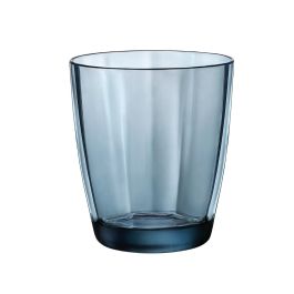 Bormioli Rocco Pulsar Vaso Bajo de Vidrio 39 cL (6 Unidades) con Relieve Azul, Fabricado en Italia Precio: 9.89999978. SKU: S2709685