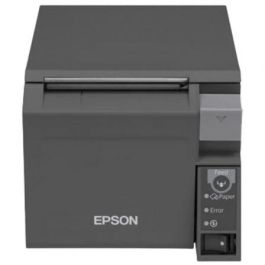 Epson TM-T70II C31CD38025C0 Impresora de Tickets Térmica TPV Ancho 80mm USB Ethernet 250mm/s Negra Carga Frontal Corte Automático