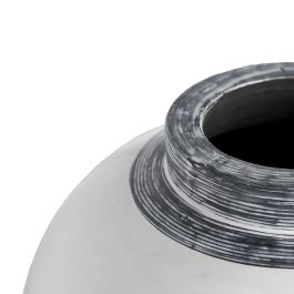 Jarrón Blanco Terracota Decoración 29 X 31 X 30 cm