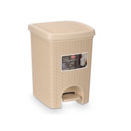 Papelera Stefanplast 30796 Beige Plástico 20 L (6 Unidades)