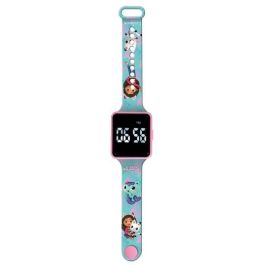 Lexibook LEX3380743108544 Reloj LED Conectado Gabby y la Casa Mágica con Pulsera Ajustable