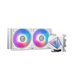 SISTEMA DE REFRIGERACION LIQUIDA MSI PARA CPU MAG CORELIQUID I240 WHITE,INTEL/AMD,RADIADOR 240mm,FAN4PIN,20dBA,ARGB (2 VENTILADORES) (BLANCO) Precio: 116.59000012. SKU: B1BREPS5JA