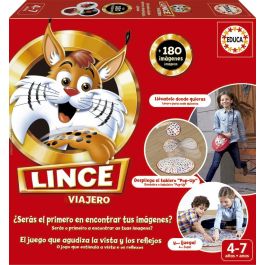 Educa Borras Juego Lince Viajero Edad 4-7 Años Tablero Plegable 186 Cartas Fichas y Bolsa de Transporte Precio: 17.69000035. SKU: B1FBM35TVW