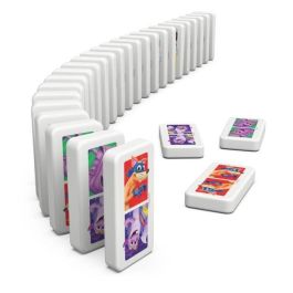 Spinmaster SPI6074104 - Dora la Exploradora - Juego de Dominó con 28 Fichas en Caja de Metal - A partir de 4 años