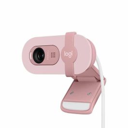 Webcam - Full HD 1080p - LOGITECH - Brio 100 - Micrófono integrado - Rosa - (960-001623) Precio: 62.59000033. SKU: B15QPJEEB7