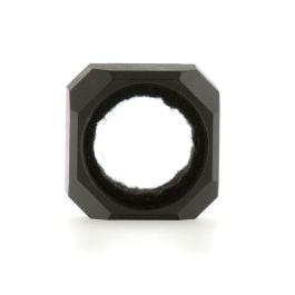 Koala Recogegotas ABS Basic Negro Mate 4,1x4,1x1,7 cm, Higiénico, Fácil Limpieza, Fabricado en España