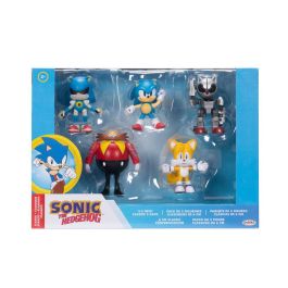 JAKKS PACIFIC - Pack 5 Figuras Sonic The Hedgehog 6 cm - Personajes de Videojuegos Coleccionables Precio: 24.89999952. SKU: B16D3R43QE