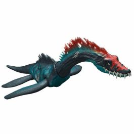 Mattel Jcl72 Figura Dinosaurio Gigantic Trackers Styxosaurus Jurassic World, 35cm, ataque cabeza y aletas, app Play