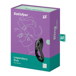 Anillo Vibrador Satisfyer Legendary Duo Negro Anillo Vibrador Satisfyer Legendary Duo Negro