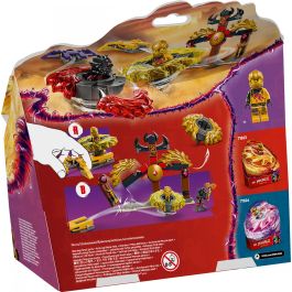 LEGO 71826 Ninjago Pack Combate Spinjitzu del Dragón con Minifiguras Arin y Ras y Spinners