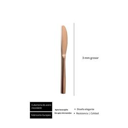 Sinxelo Satin Cobr Cuchillo Postre 200Mm (12 Unidades) Sinxelo Satin Cobr Cuchillo Postre 200Mm (12 Unidades)
