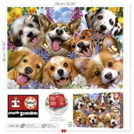 Puzzle 1000 piezas selfie de perritos Puzzle 1000 piezas selfie de perritos