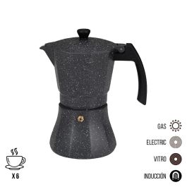 Gourmet Kitchen Cafetera de aluminio para 6 tazas, compatible con gas, vitrocerámica, placa eléctrica e inducción Precio: 18.49999976. SKU: S7902338