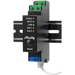 Shelly Relé Pro 2PM WLAN LAN Max. 25A 2 Canales 1 Fase BT Función Medición Carril DIN Precio: 97.49999952. SKU: B1C4HS95AY