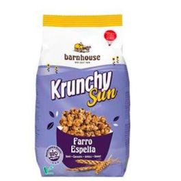 BARNHOUSE Muesli Krunchy Sun Espelta 375 g Bio – Ecológico Crujiente con Copos Integrales y Sirope de Arroz, sin Palma Precio: 4.7899995. SKU: B1534V6XHK